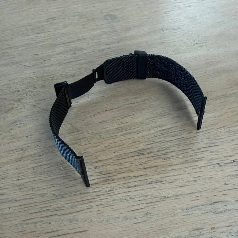 iWatch Black Mesh Metal Band